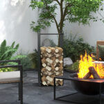 Feuerholzregal für Outdoor