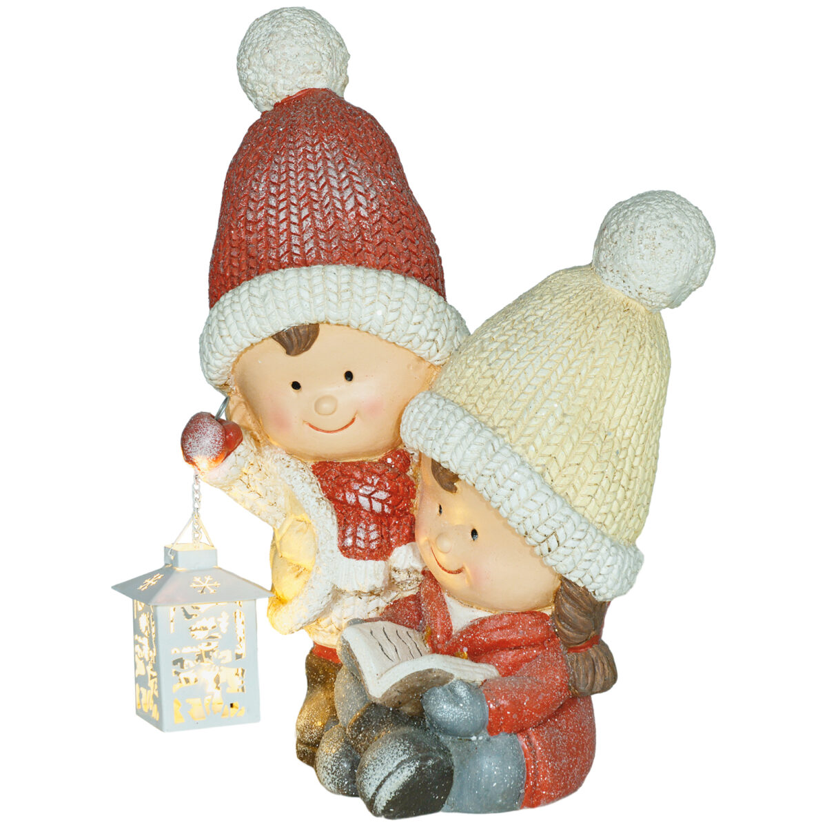 HOMCOM Weihnachtsdeko Figur
