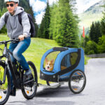 príves na bicykel pre psa