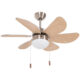 Stropný ventilátor s LED osvetlením 16W stropné svietidlo s ventilátorom
