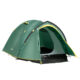 Kupolový stan 2-3 osoby 190T sklolaminát polyester zelený+žltý 325x183x130cm kolíky