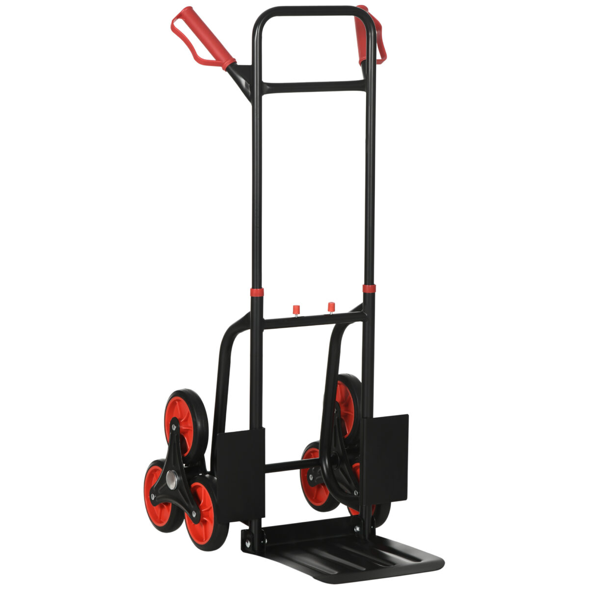 Schodolez 150 kg vrece na prepravu nákladného auta rukoväť výškovo nastaviteľná sklopná oceľová 45 x 60 x 109 cm