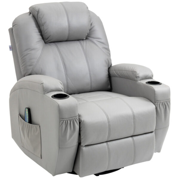 HOMCOM Massagesessel Relaxsessel mit 8 Vibrationspunkten