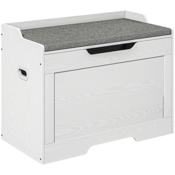 HOMCOM 103 Liter Aufbewahrungstruhe mit Deckel